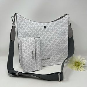 Michael Kors Briley Large Messenger and Wallet